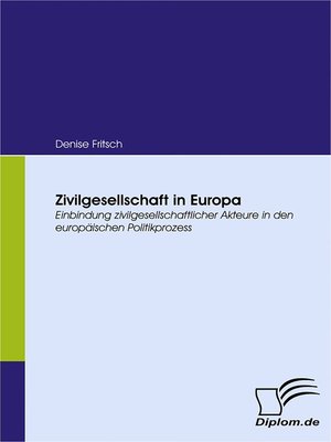 cover image of Zivilgesellschaft in Europa